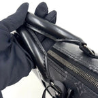 Louis Vuitton Keepall Bandouliere 25 Monogram Eclipse Leather Black Handbag — view 6