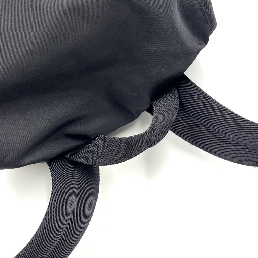 Saint Laurent Paris Logo Leather Nylon Black Backpack — view 5