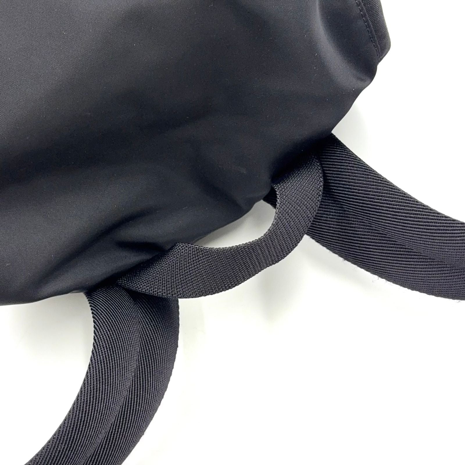 Saint Laurent Paris Logo Leather Nylon Black Backpack — view 5