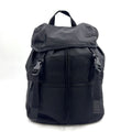 Saint Laurent Paris Logo Leather Nylon Black Backpack