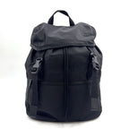 Saint Laurent Paris Logo Leather Nylon Black Backpack