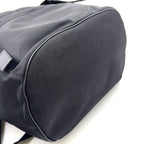 Saint Laurent Paris Logo Leather Nylon Black Backpack — view 7