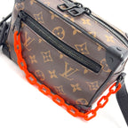 Louis Vuitton Mini Soft Trunk Leather Brown Black — view 8