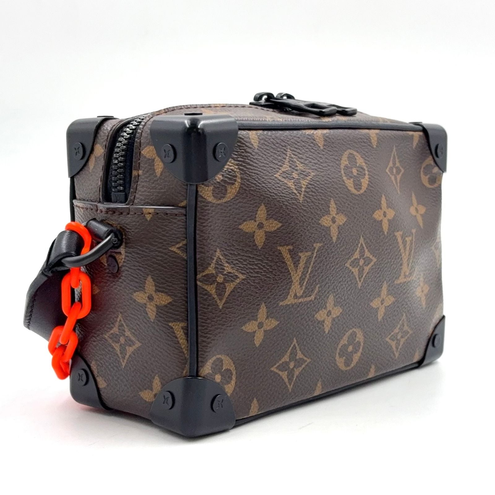 Louis Vuitton Mini Soft Trunk Leather Brown Black — view 2