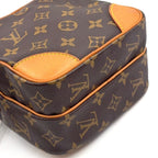 Louis Vuitton Amazon Monogram Leather Brown Light Shoulder Bag Gold — view 5