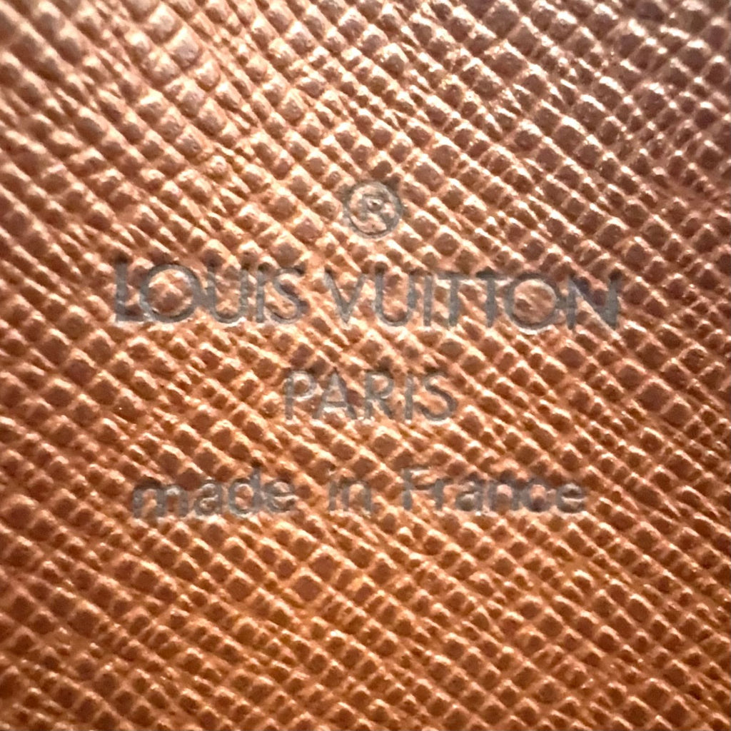Louis Vuitton Amazon Monogram Leather Brown Light Shoulder Bag Gold — view 4