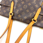 Louis Vuitton Totally PM Monogram Leather Brown Light Tote Gold — view 7