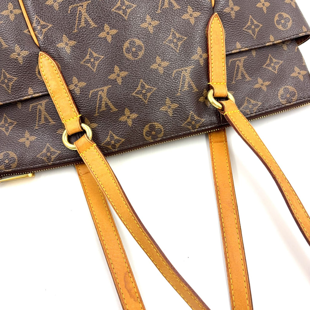 Louis Vuitton Totally PM Monogram Leather Brown Light Tote Gold — view 8