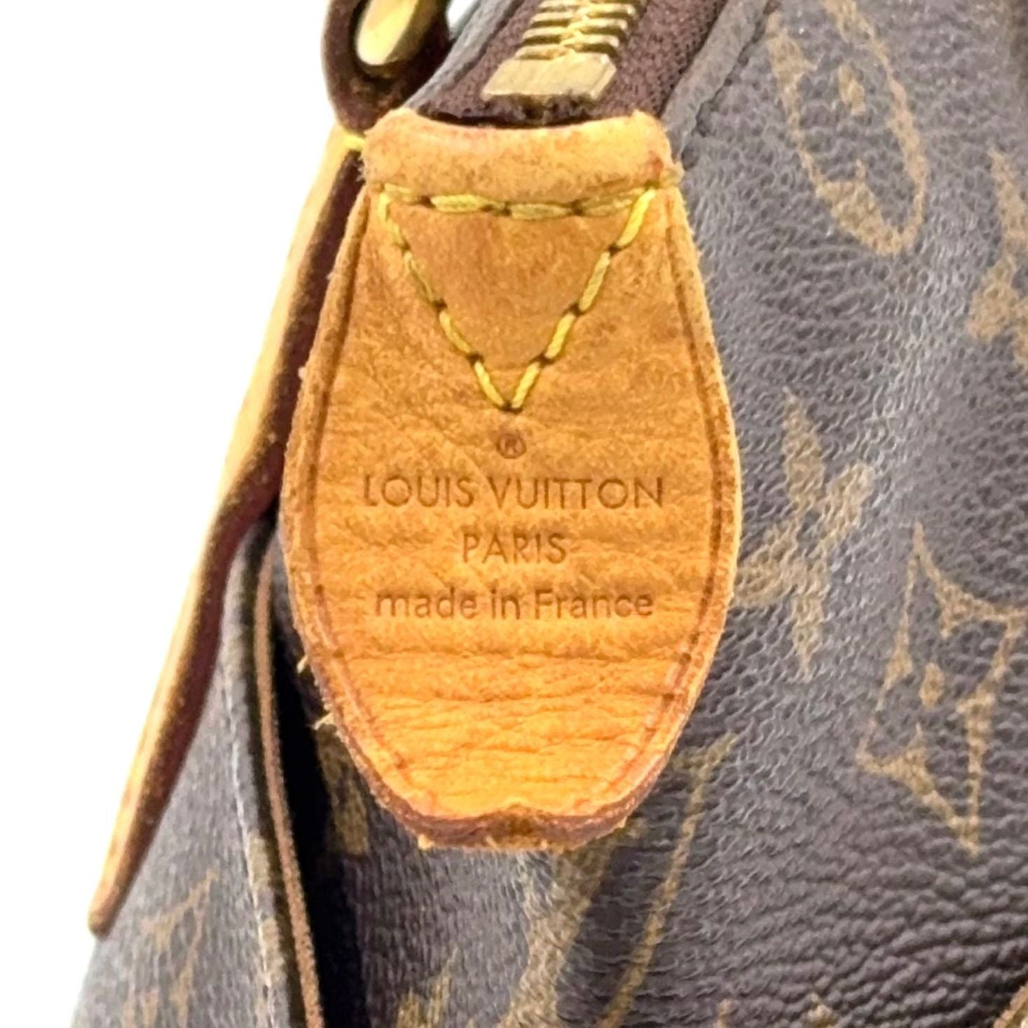Louis Vuitton Totally PM Monogram Leather Brown Light Tote Gold — view 4