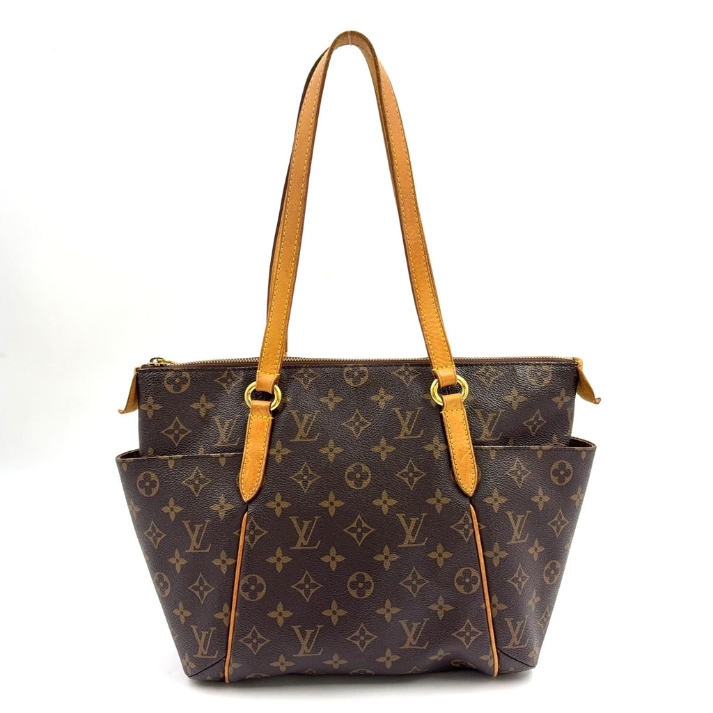 Louis Vuitton Totally PM Monogram Leather Brown Light Tote Gold