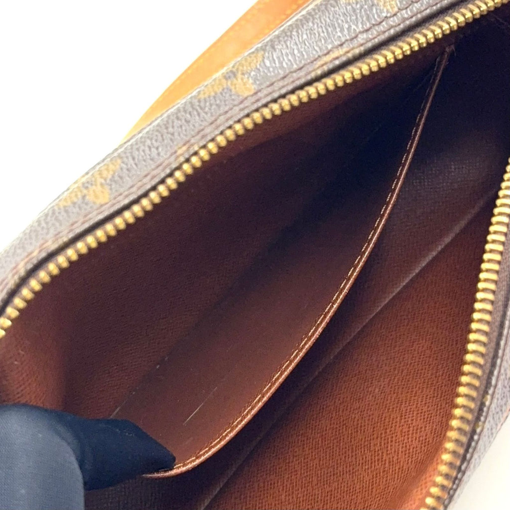 Louis Vuitton Pochette Cite Monogram Leather Brown Light Shoulder Bag Gold — view 8