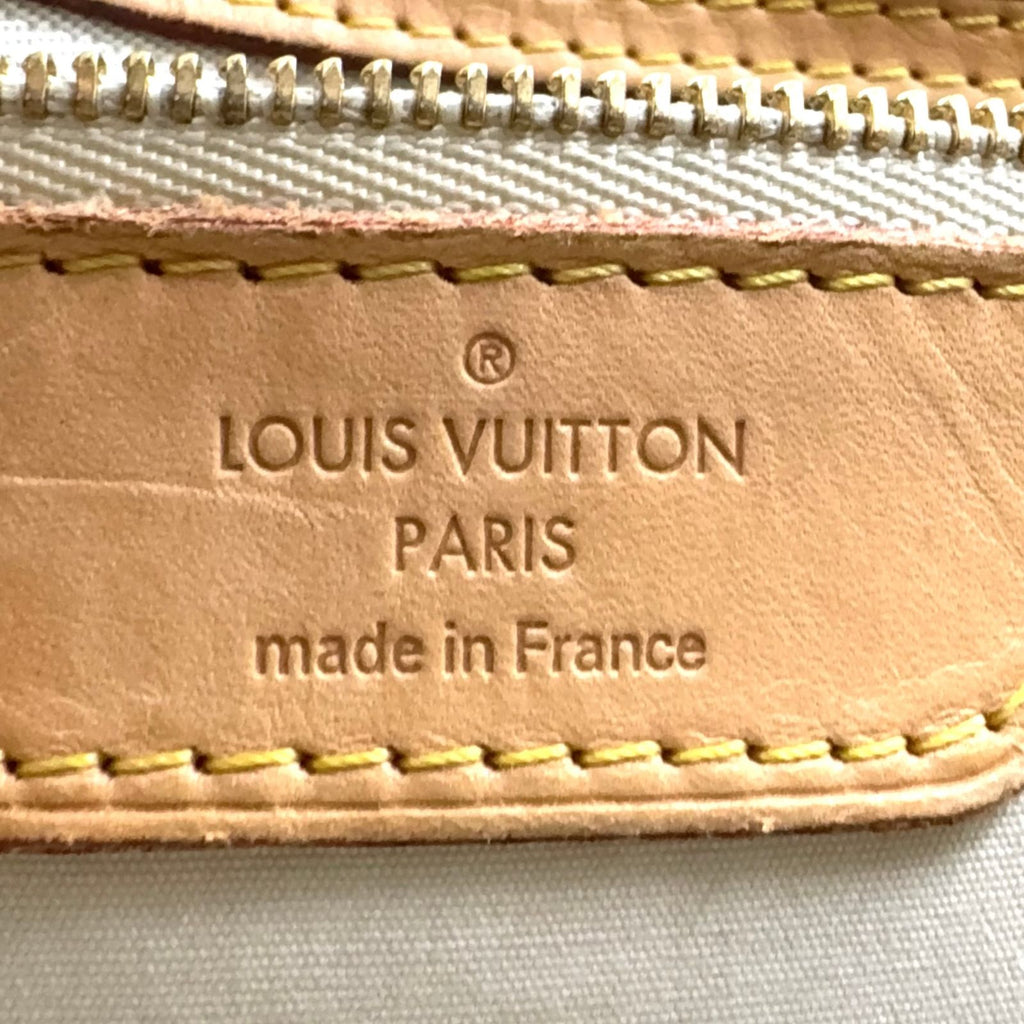 Louis Vuitton Blair MM Monogram Vernis Dune Leather Enamel Yellow Light Brown — view 4