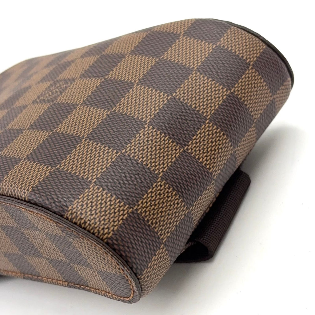 Louis Vuitton Damier Geronimos Brown Belt Bag Gold — view 5