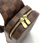 Louis Vuitton Damier Geronimos Brown Belt Bag Gold — view 7