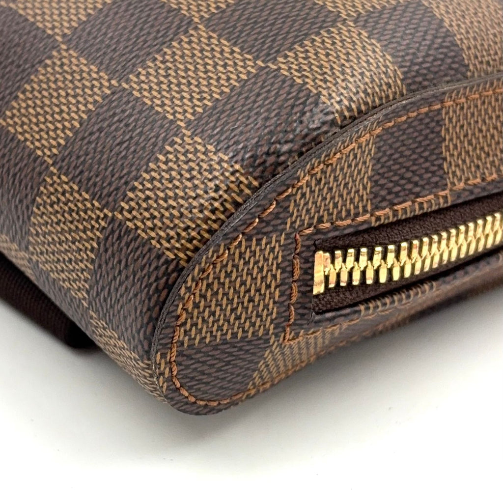 Louis Vuitton Damier Geronimos Brown Belt Bag Gold — view 6