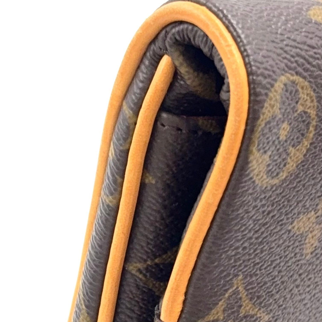 Louis Vuitton Sofia Coppola Slim Leather Brown Light Clutch Gold — view 7