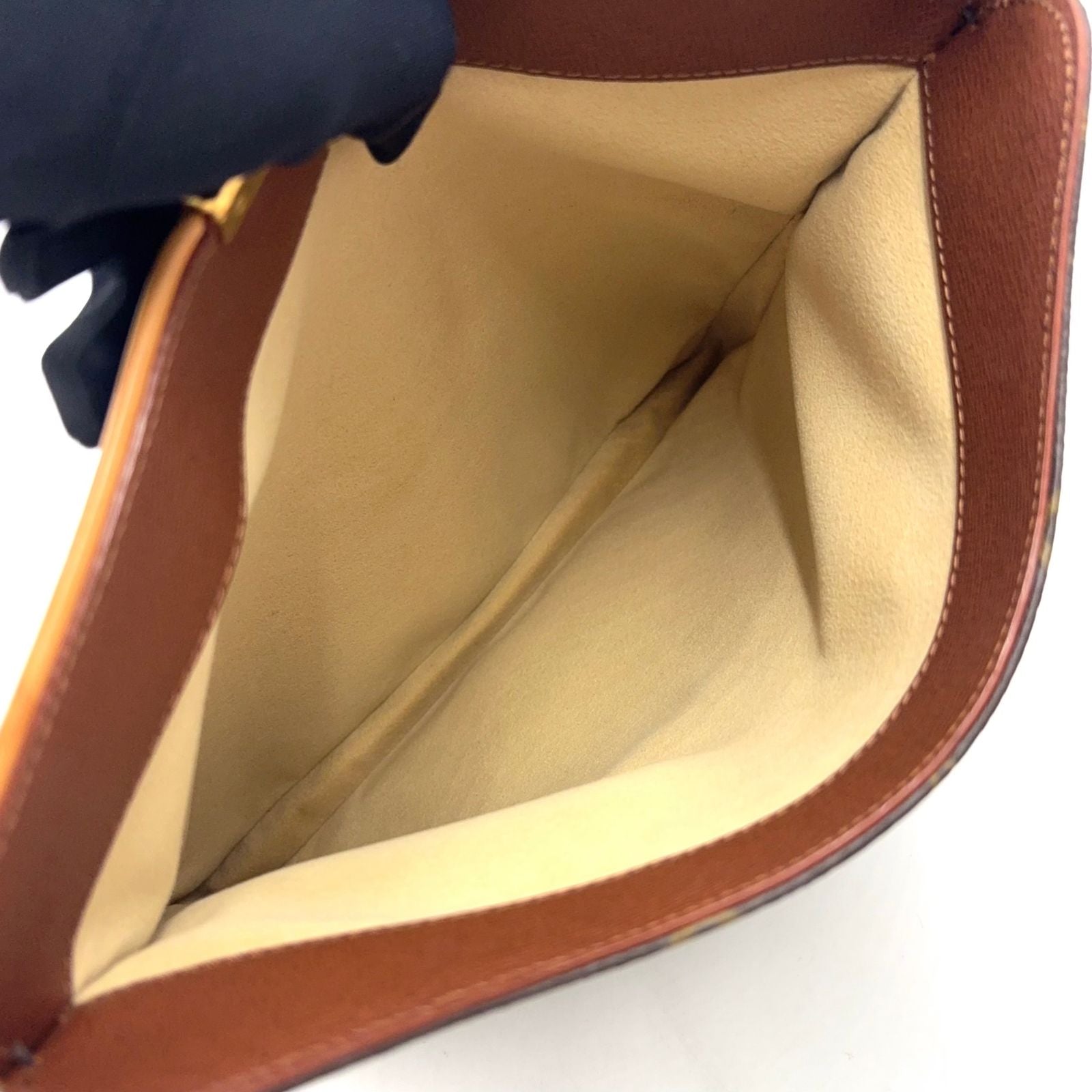 Louis Vuitton Sofia Coppola Slim Leather Brown Light Clutch Gold — view 3