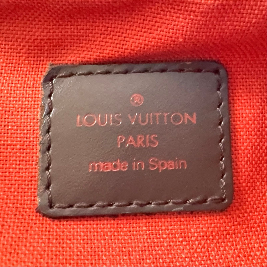 Louis Vuitton Damier Geronimos Brown Belt Bag Gold — view 4