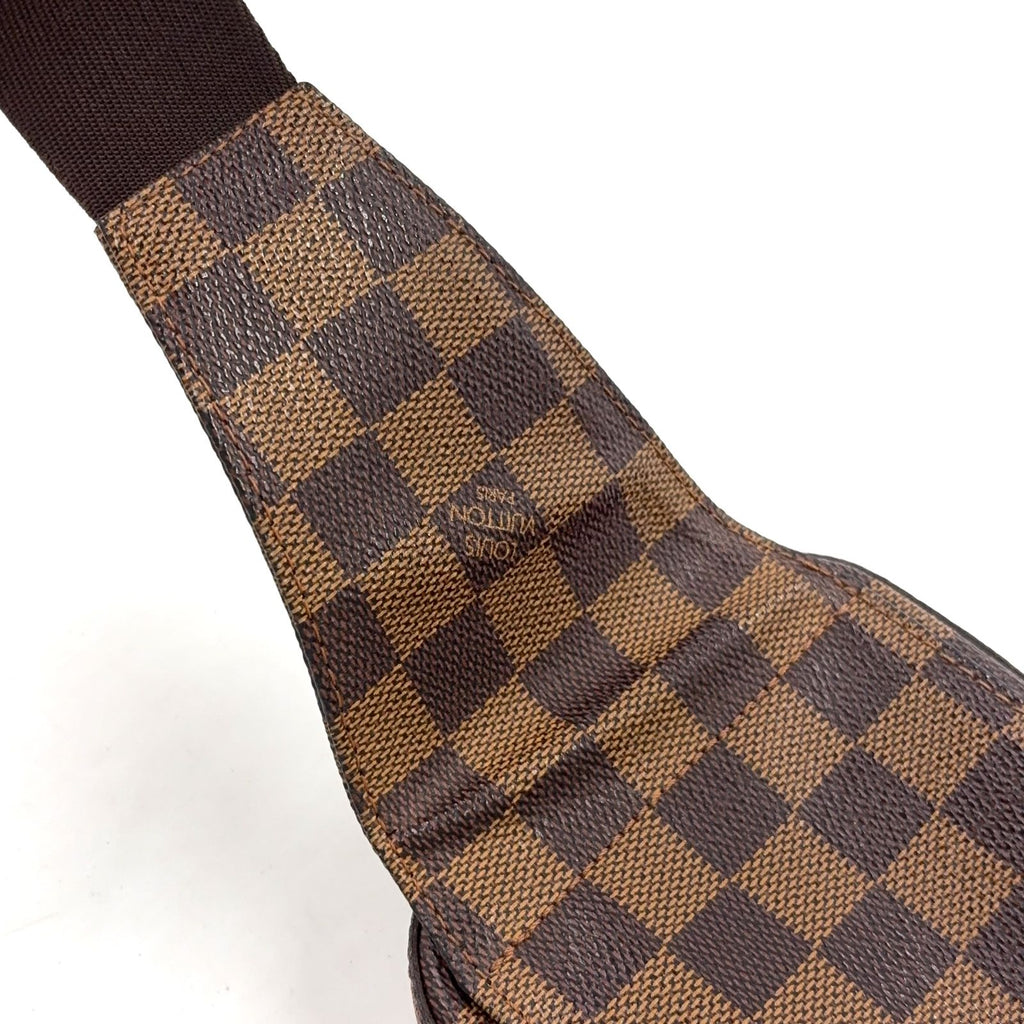 Louis Vuitton Damier Geronimos Brown Belt Bag Gold — view 8