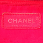 Chanel Cambon Line Bowling Lambskin Black White Shoulder Bag Silver — view 4