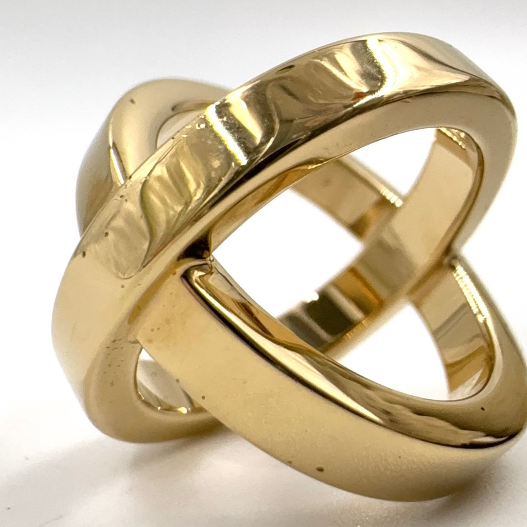 Hermes Cosmos Metal Gold Scarf Ring — view 6