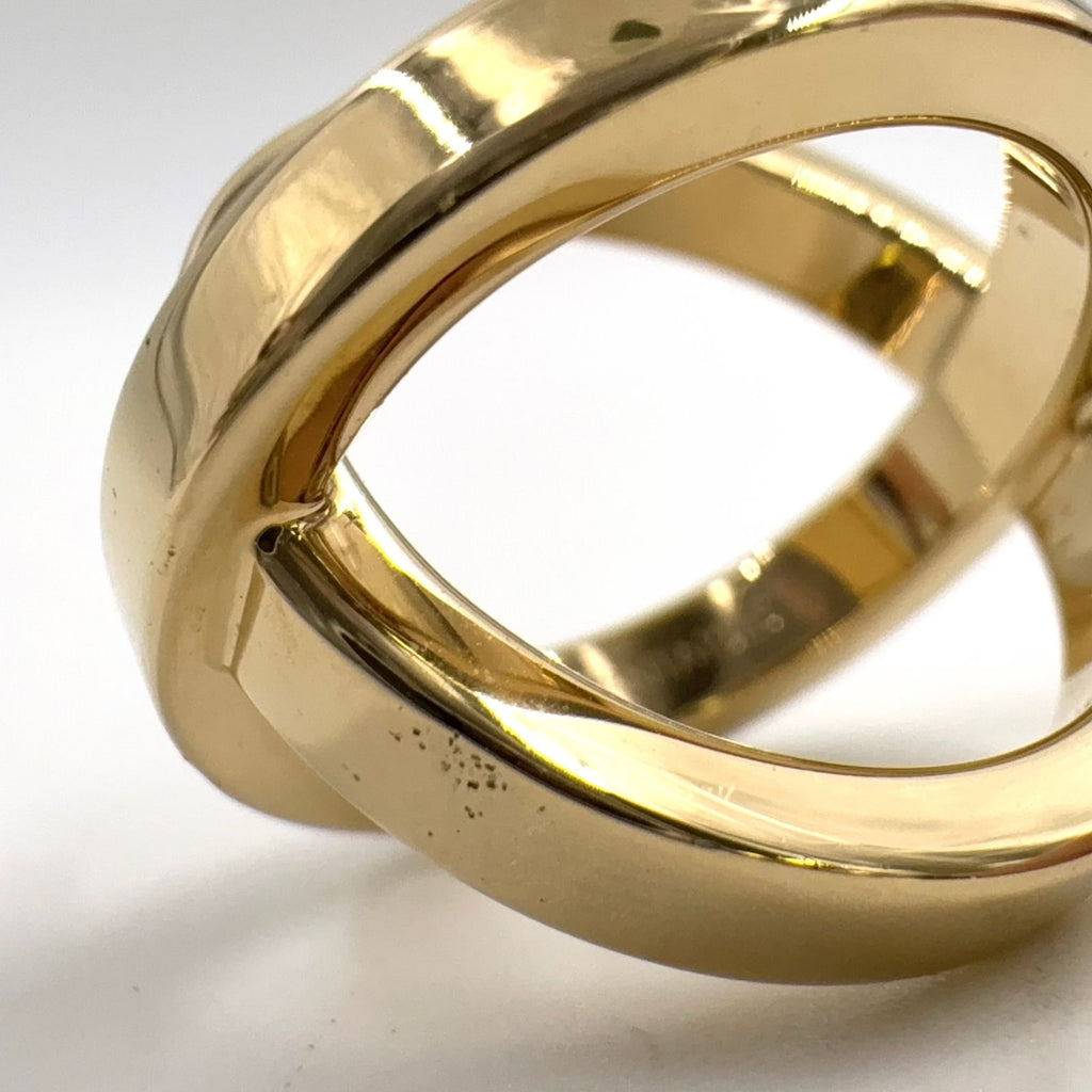 Hermes Cosmos Metal Gold Scarf Ring — view 4