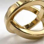 Hermes Cosmos Metal Gold Scarf Ring — view 4