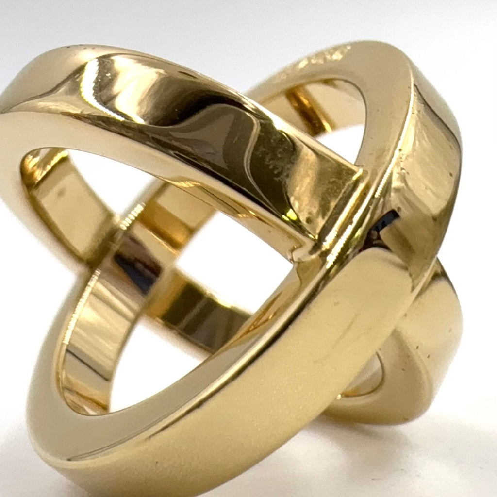 Hermes Cosmos Metal Gold Scarf Ring — view 7