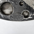 Chanel CC Logo Rhinestone Brooch Silver Plated — view 5