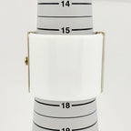 Chanel Color Stone Bangle Plastic Faux Pearl Gold White Bracelet — view 7