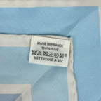 Hermes Carre 90 Brides Et Destin Scarf Silk Blue Multicolor — view 2