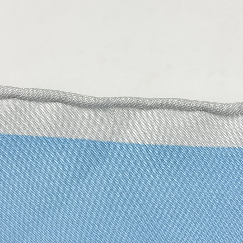 Hermes Carre 90 Brides Et Destin Scarf Silk Blue Multicolor — view 3
