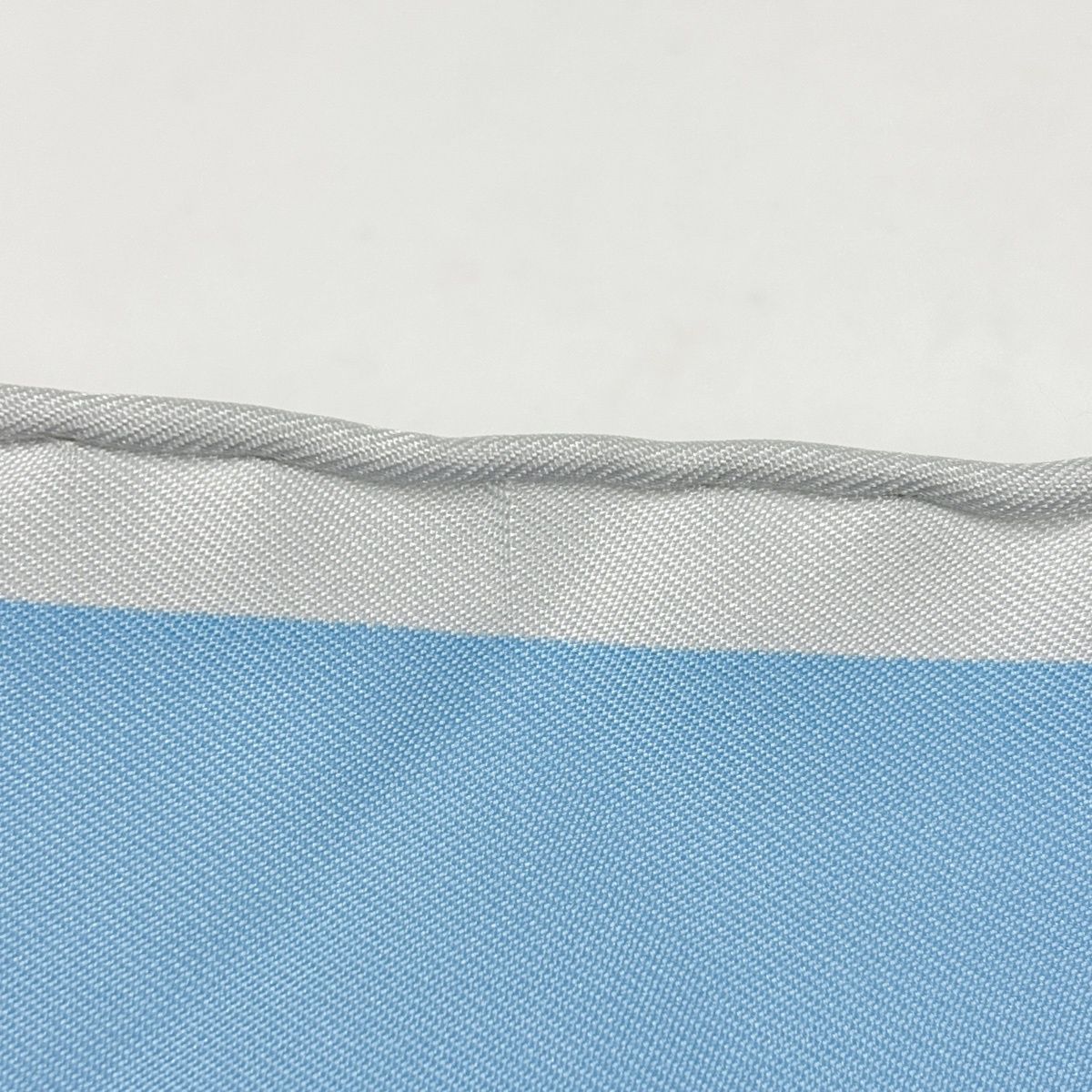 Hermes Carre 90 Brides Et Destin Scarf Silk Blue Multicolor — view 3