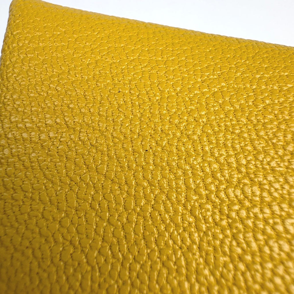 Hermes Bastia Verso Coin Purse Leather Yellow — view 4