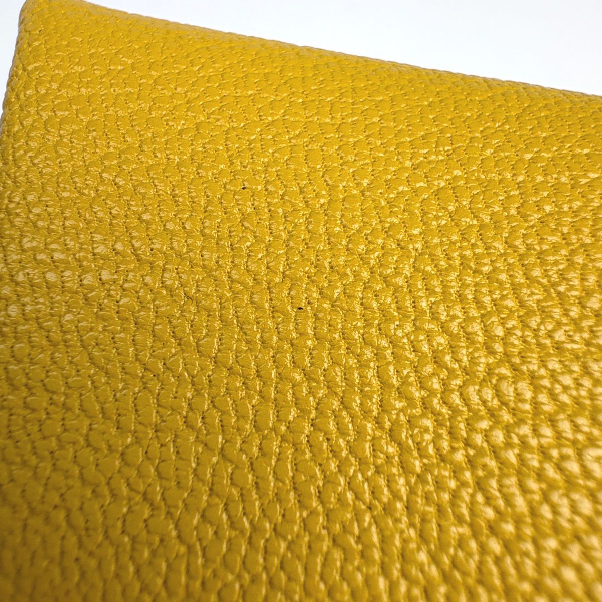 Hermes Bastia Verso Coin Purse Leather Yellow — view 4