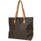 Louis Vuitton Cabas Mezzo Shoulder Bag Tote Monogram Brown