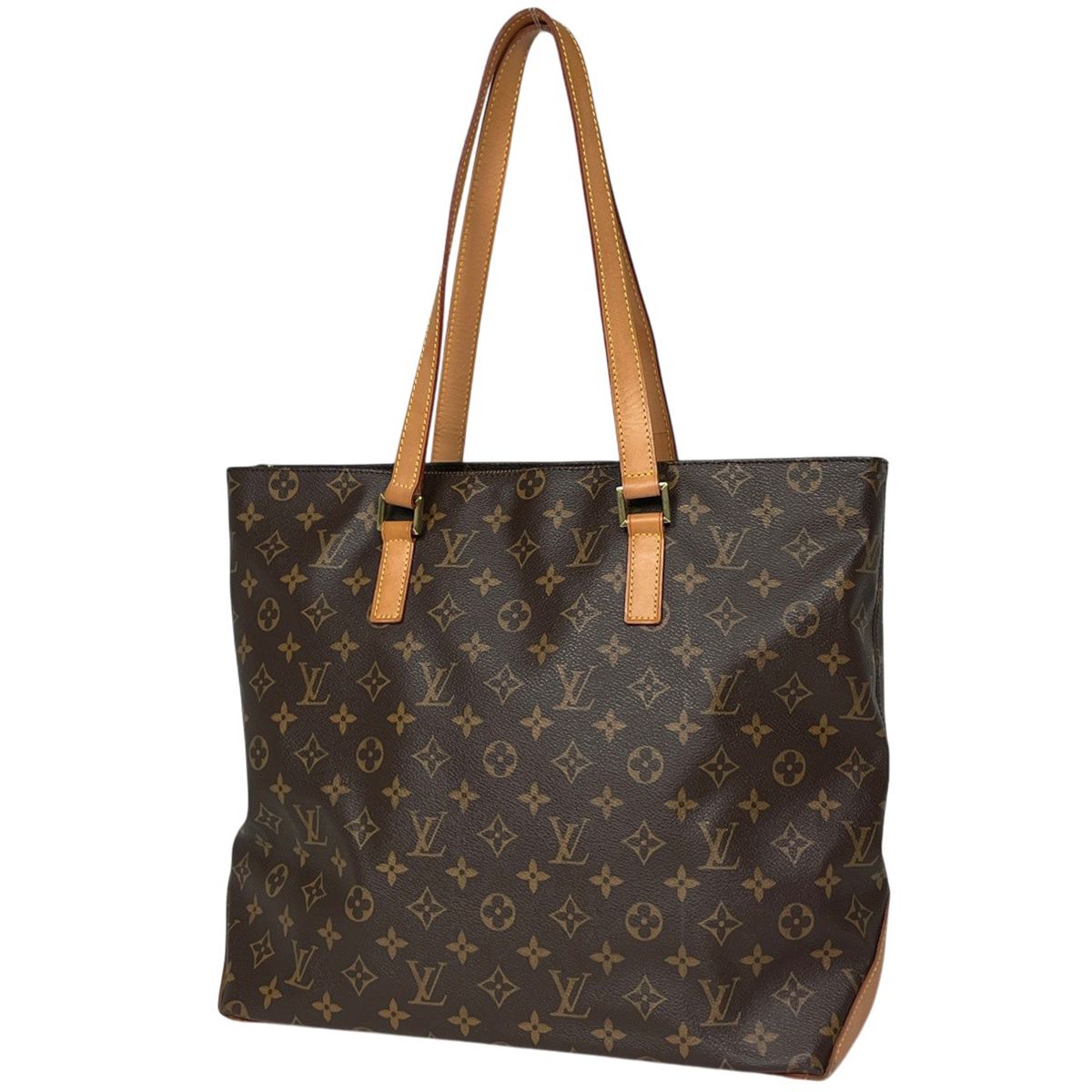 Louis Vuitton Cabas Mezzo Shoulder Bag Tote Monogram Brown