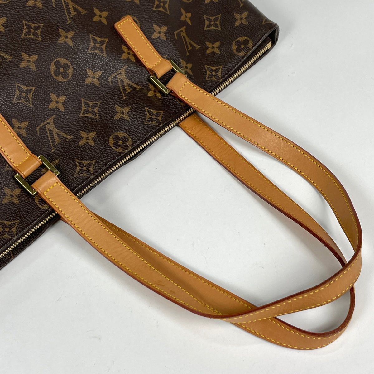 Louis Vuitton Cabas Mezzo Shoulder Bag Tote Monogram Brown — view 6