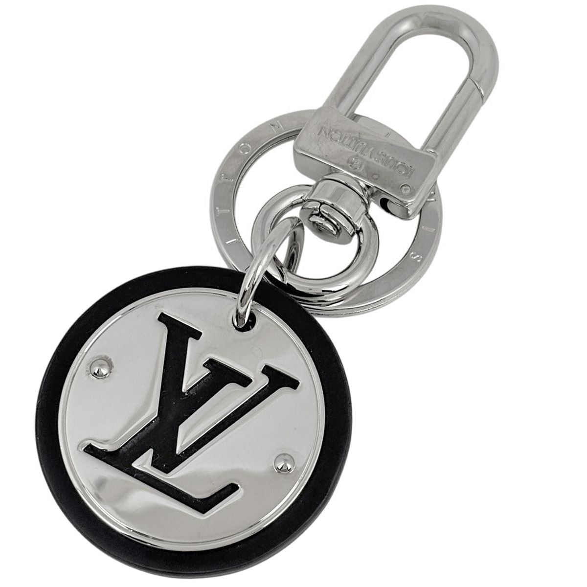 Louis Vuitton Key Holder LV Circle Metal Silver