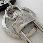 Louis Vuitton Key Holder LV Circle Metal Silver — view 4