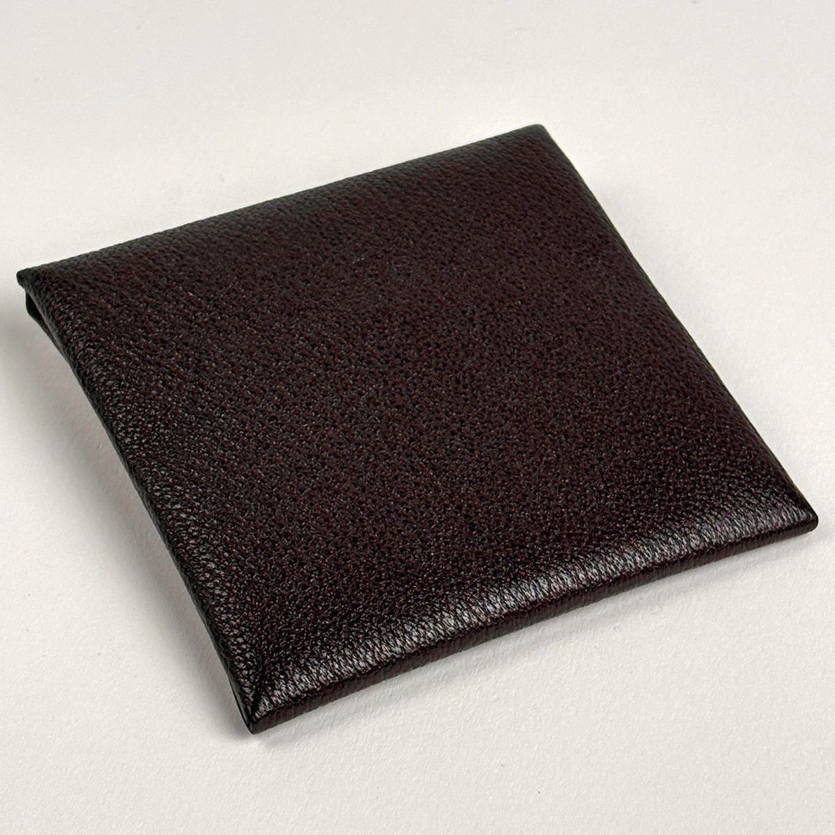Hermes Bastia Verso Coin Case Chevre Brown — view 2