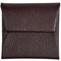 Hermes Bastia Verso Coin Case Chevre Brown