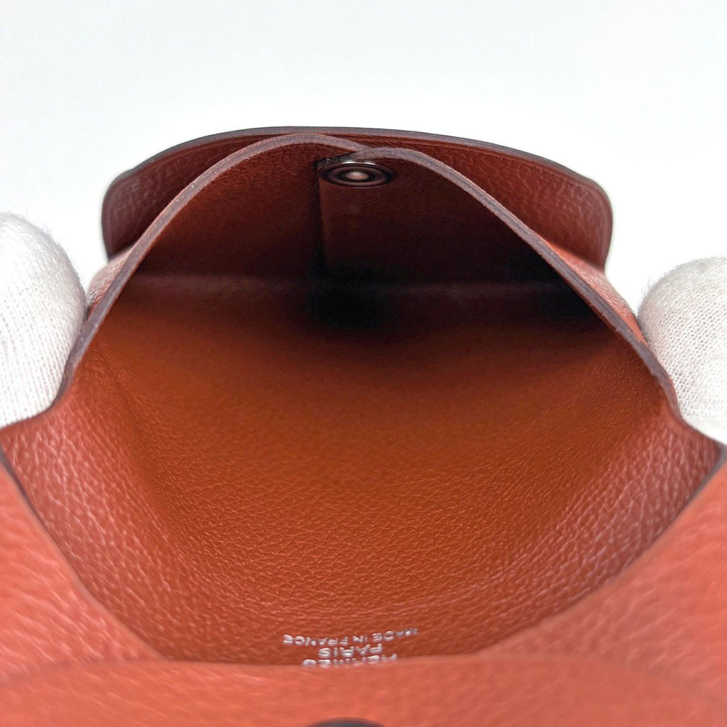 Hermes Bastia Coin Case Vo Garibaldi Brown — view 6