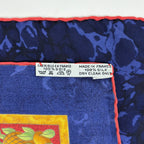 Hermes Carre 90 Carpe Diem Enjoy Your Day Sun Moon Scarf Silk Navy Multi — view 2