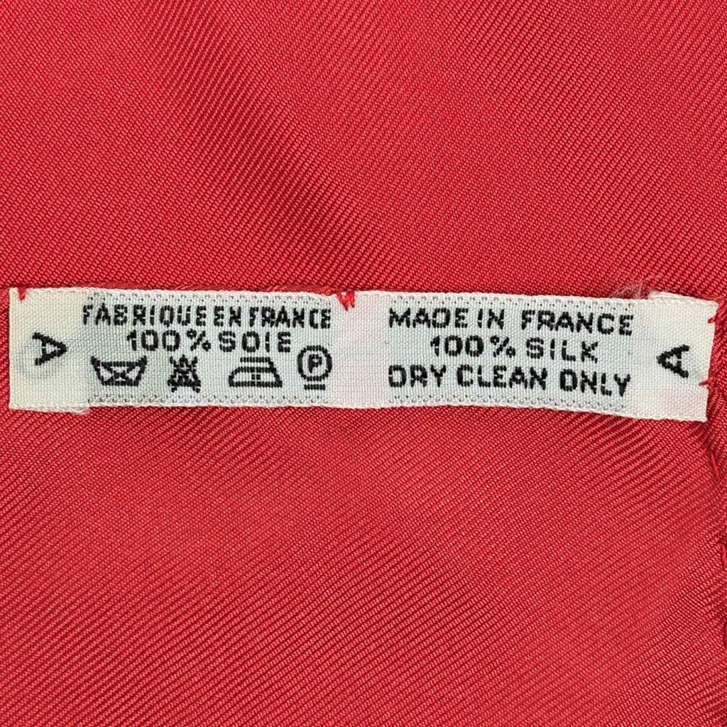 Hermes Carre 90 Mexique Big Buddha Carnival Scarf Silk Red Blue Multicolor — view 2