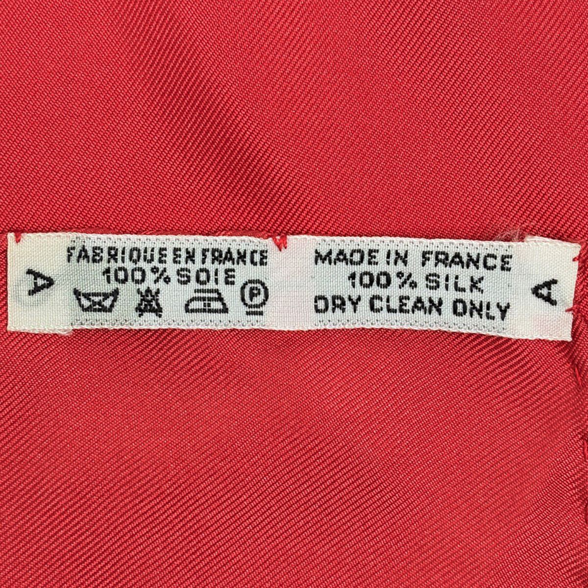 Hermes Carre 90 Mexique Big Buddha Carnival Scarf Silk Red Blue Multicolor — view 2