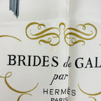 Hermes Carre 90 Brides de Gala Ceremonial Bridle Horse Gear Scarf Silk Pink — view 3