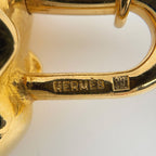 Hermes Elephant Motif Bag Charm Pendant Cadena Bag Gold Plated — view 4