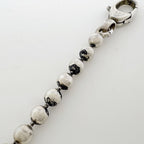 Gucci Heart Motif Bracelet Ball Chain 925 Sterling Silver — view 5