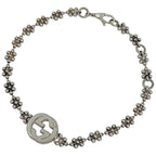 Gucci Interlocking Bracelet 925 Sterling Silver